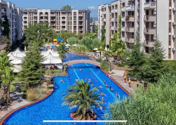 Wonderful Deluxe In Cascadas Family Sunny Апартамент Слънчев бряг