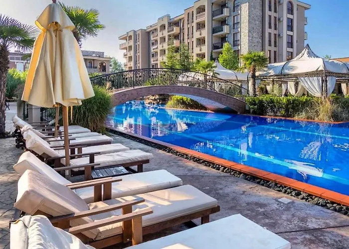 Апартамент Wonderful Deluxe In Cascadas Family Sunny Слънчев бряг